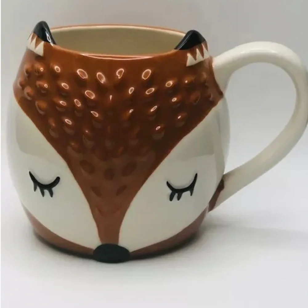 Sur La Table 2 Pcs. Owl and Fox mugs